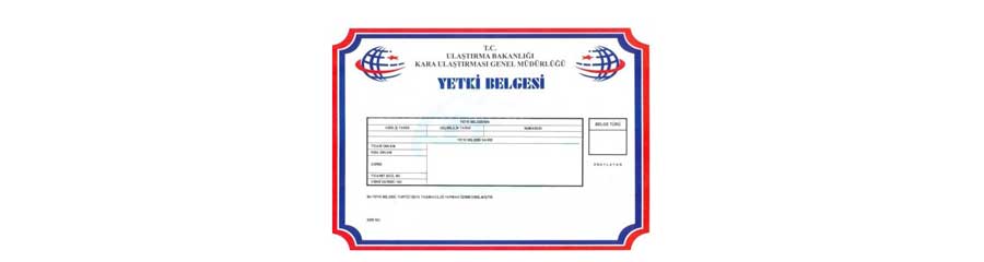 Yetki Belgesi ve Taşıt Kartı İşlemleri Danışmanlığı